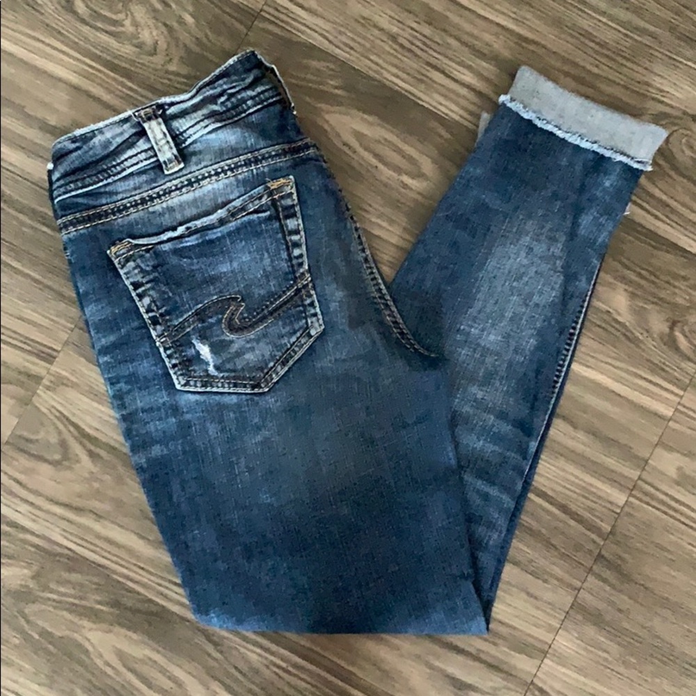 Silver jeans
